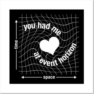 Love in Space Time Continuum Posters and Art